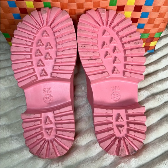 Pink Platform Clogs - Picture 8 of 9